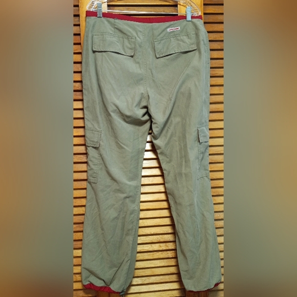 Vintage Y2K Abercrombie & Fitch Cargo Pants Green  Women's Size 12 - Picture 2 of 16